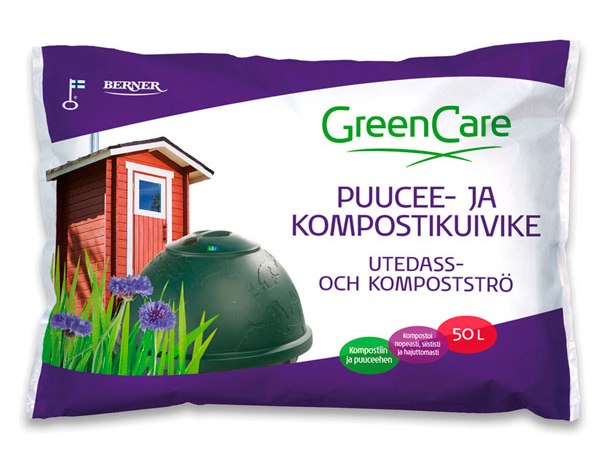 Puucee- ja kompostikuivike GreenCare 50 l säkki
