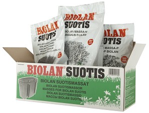 Biolan Suotismassat suodatinhiekka Massa-N ja Massa P
