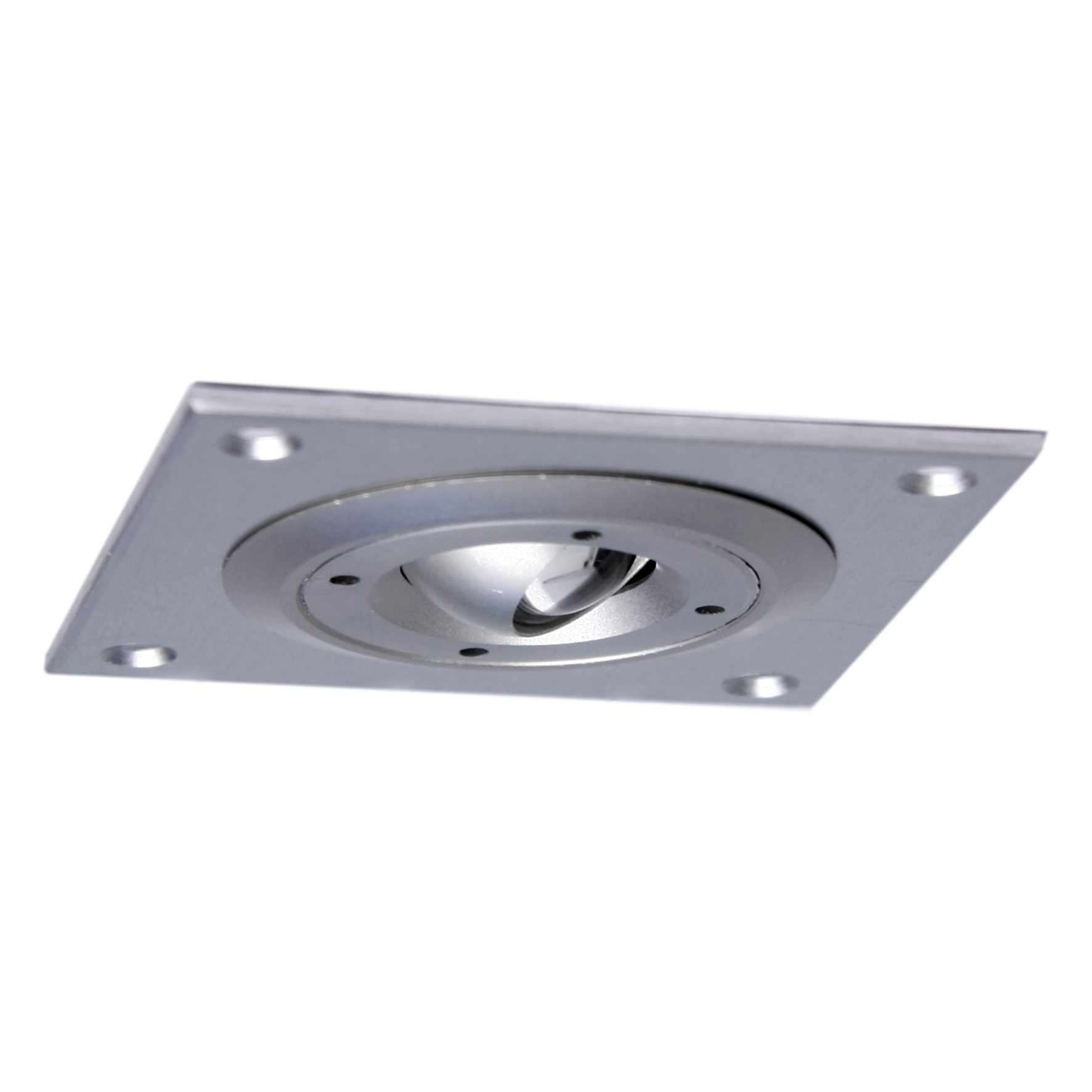 Alasvalo Kierto 1 LED 1W anodisoitu hopea lämmin sävy IP44