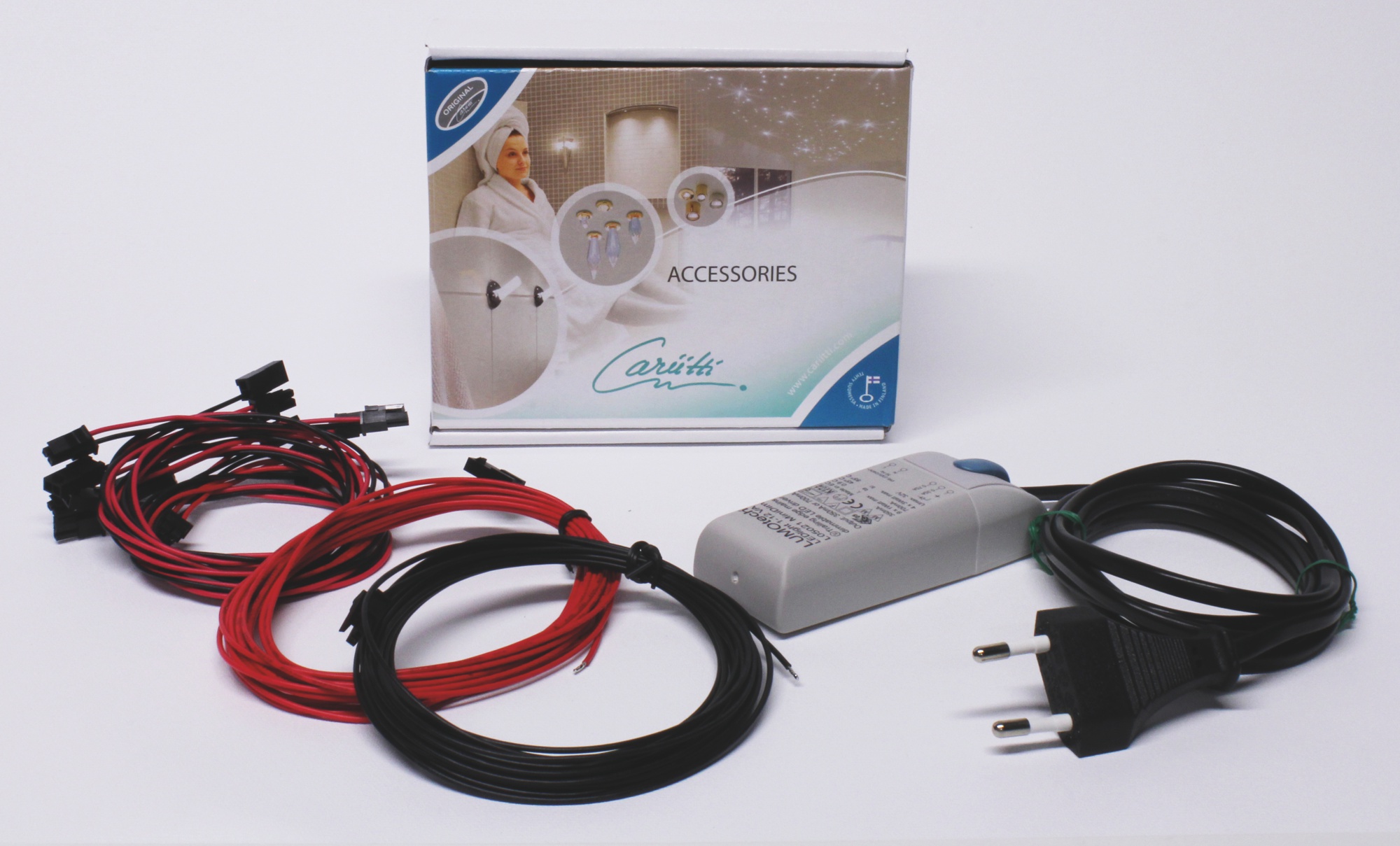 LED-valaisinsarja Osiris 8 Kit 8x1W + virtalähde kirkas linssi lämmin IP44