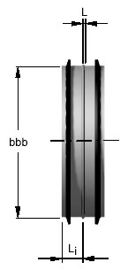Ilmanvaihtokanavan sisäliitin BDEN-1-008