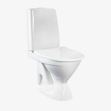 WC-istuin IDO Seven D 34213 S-lukko 1-huuhtelu valkoinen leveä jalka