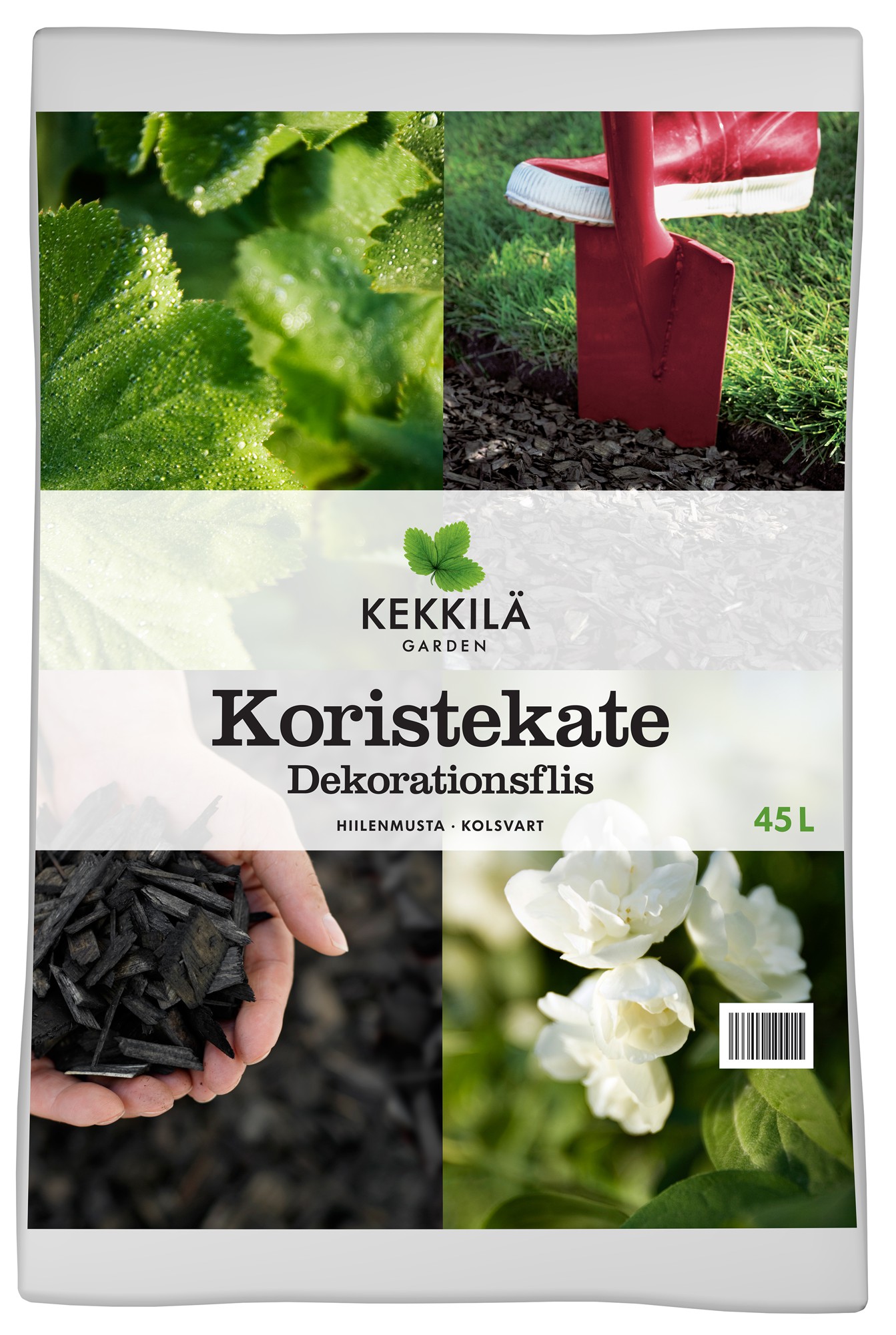 Koristekate Kekkilä Hiilenmusta 60 säkkiä x 45 l lava 2700 litraa