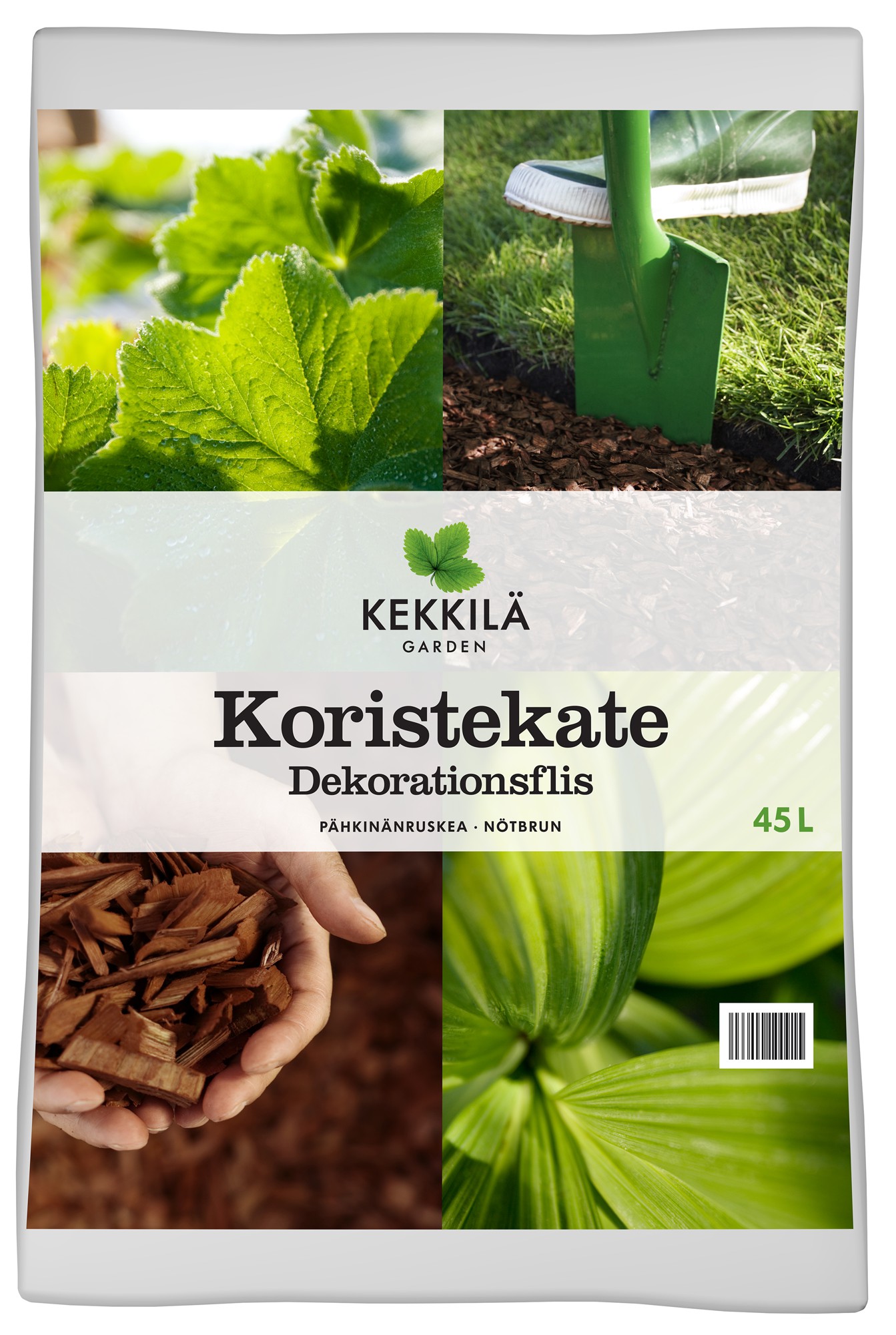 Koristekate Kekkilä Pähkinänruskea 60 säkkiä x 45 l lava 2700 litraa
