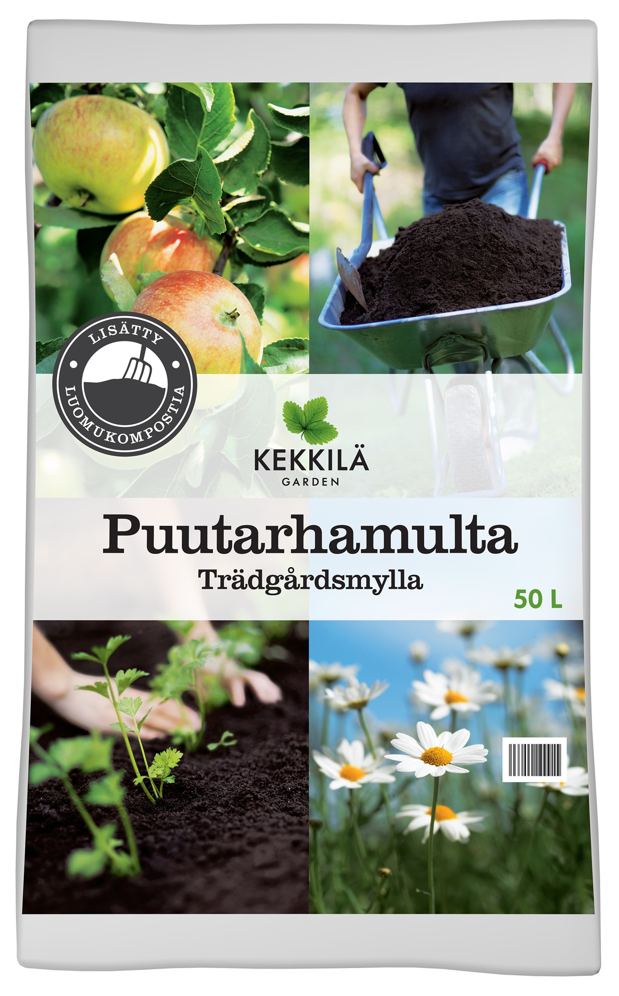 Puutarhamulta Kekkilä 60 säkkiä x 50 l lava 3000 litraa