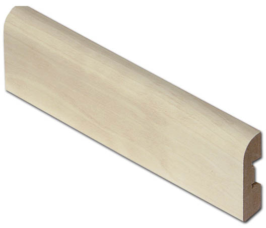 Jalkalista MDF 12x42x3300 koivu mel