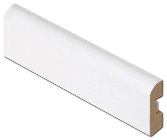 Jalkalista MDF 12x42x3300 valkoinen