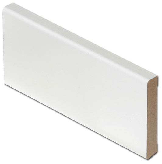 Jalkalista MDF 12x70x3300 valkoinen