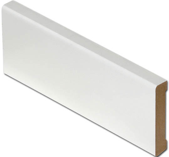 Jalkalista MDF 12x58x3300 valkoinen