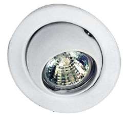 Valkoinen kalansilmä halogeeni alasvalo CT-2117R QR-CB51 50W 