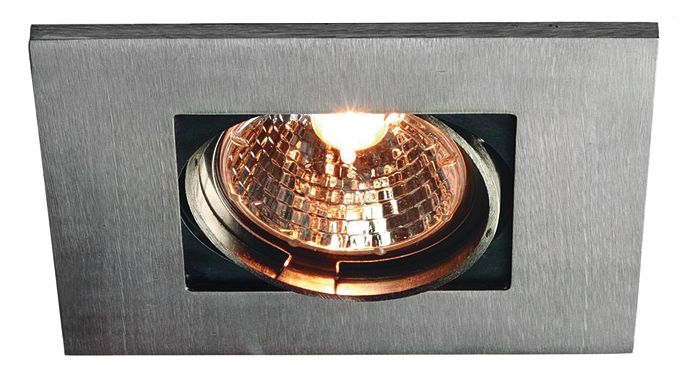 Alasvalo Inset Trend 50W 230V neliö harmaa