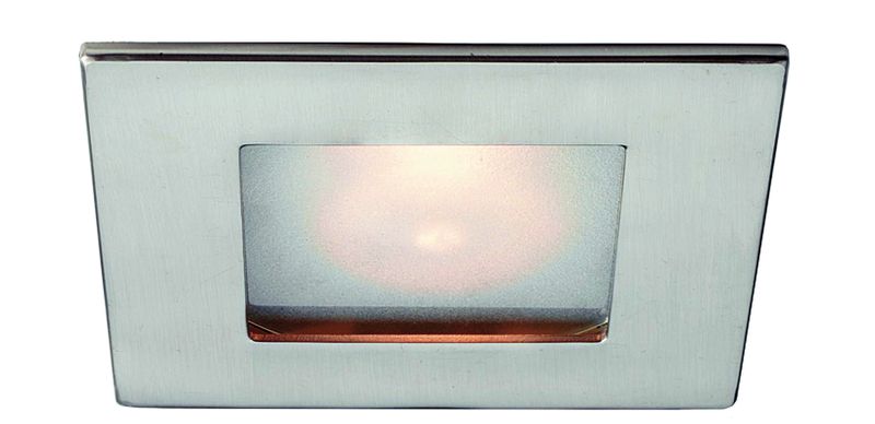 Alasvalo Inset Trend 50W 230V neliö opaali harmaa IP44 