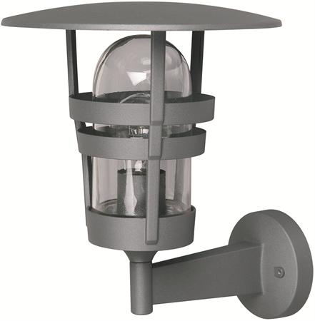 Seinävalaisin Torekov 260x303x326 mm tummanharmaa