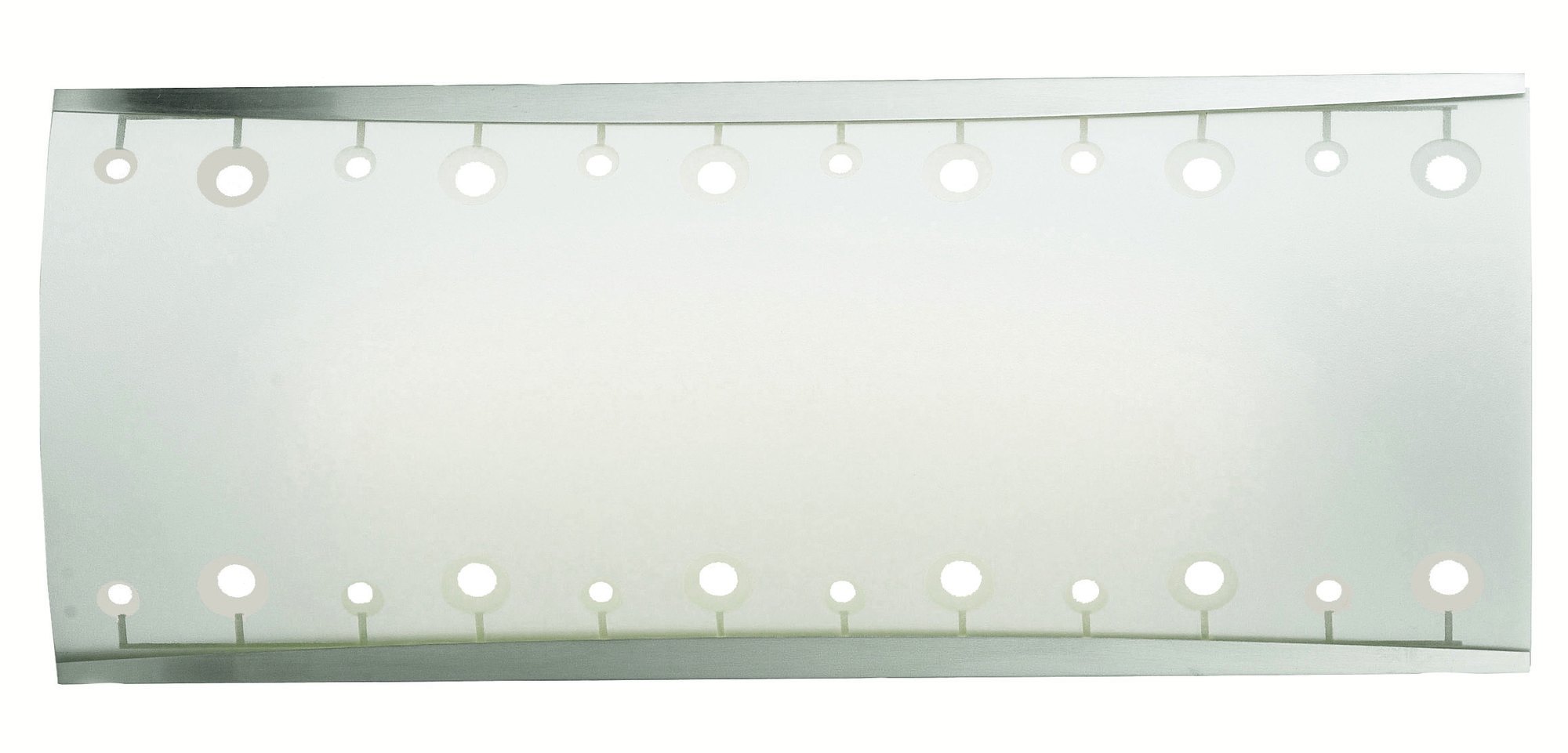 Plafondi Bogense 550x70 mm harjattu teräs/valkoinen IP21