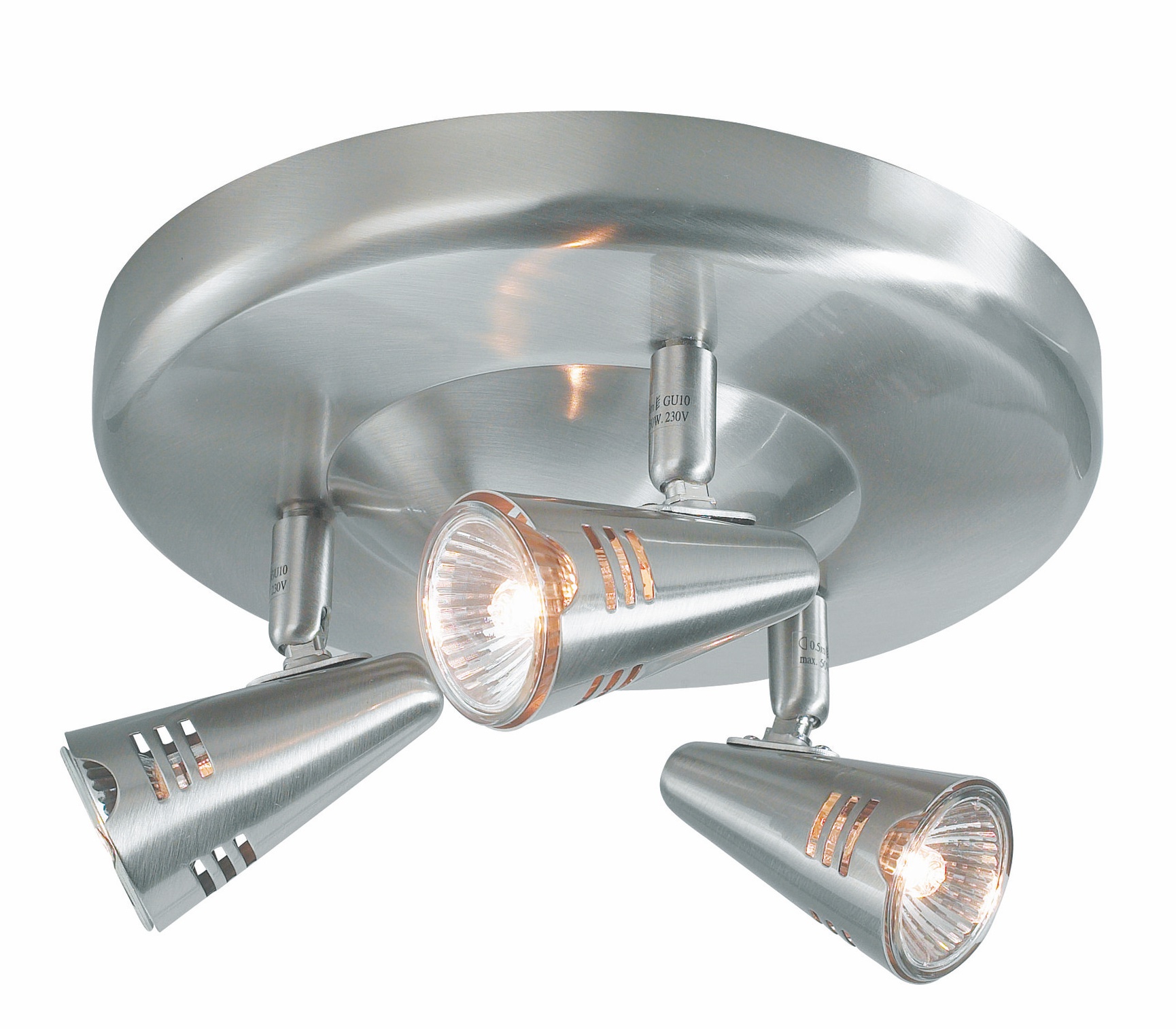 Plafondi Kontiki Ø 300x150 mm 3-osainen teräs IP21