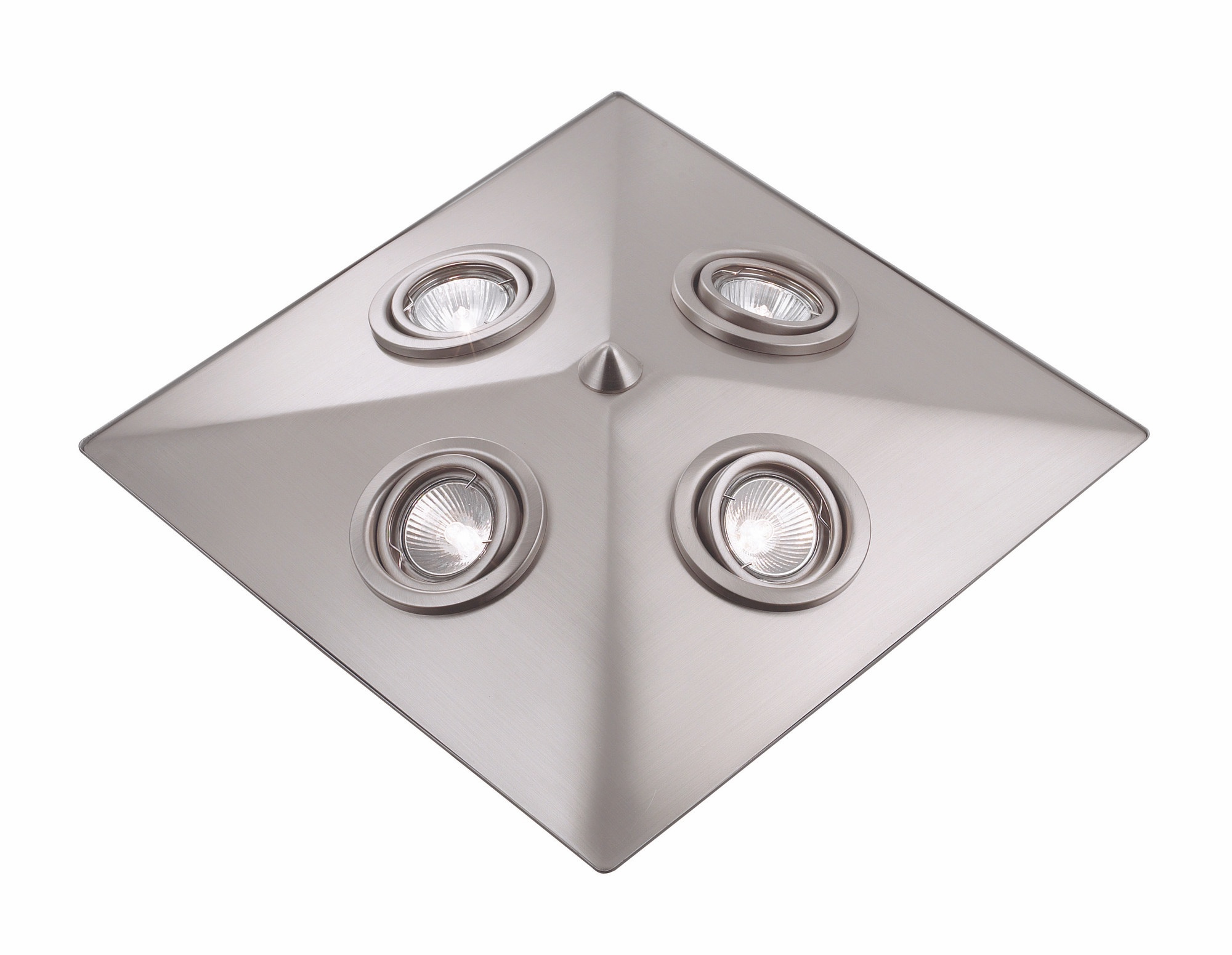 Plafondi Pyramid 340x130 mm teräs IP21