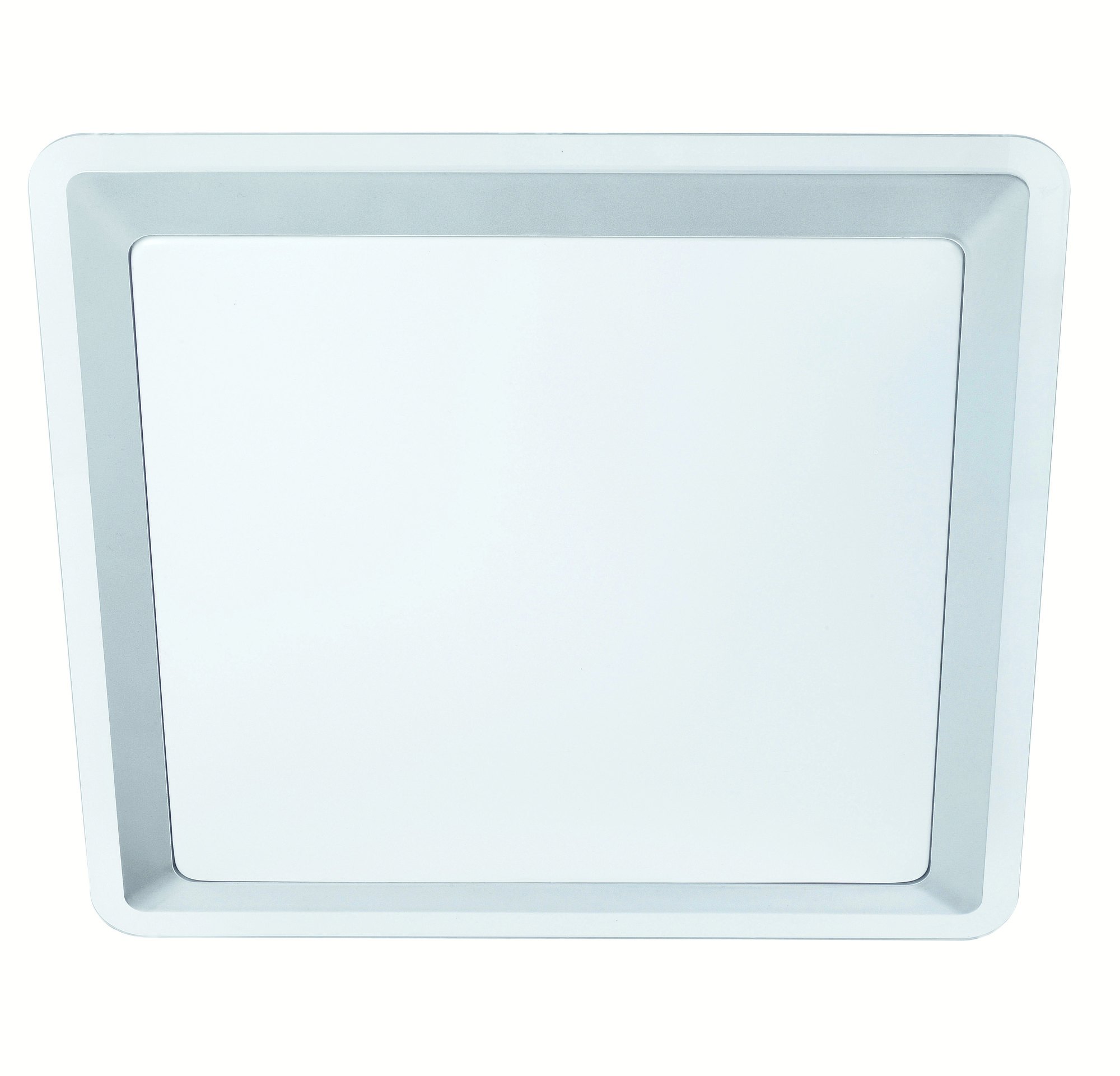 Plafondi Vidöåsen 340x340x90 mm hopea/kirkas IP21