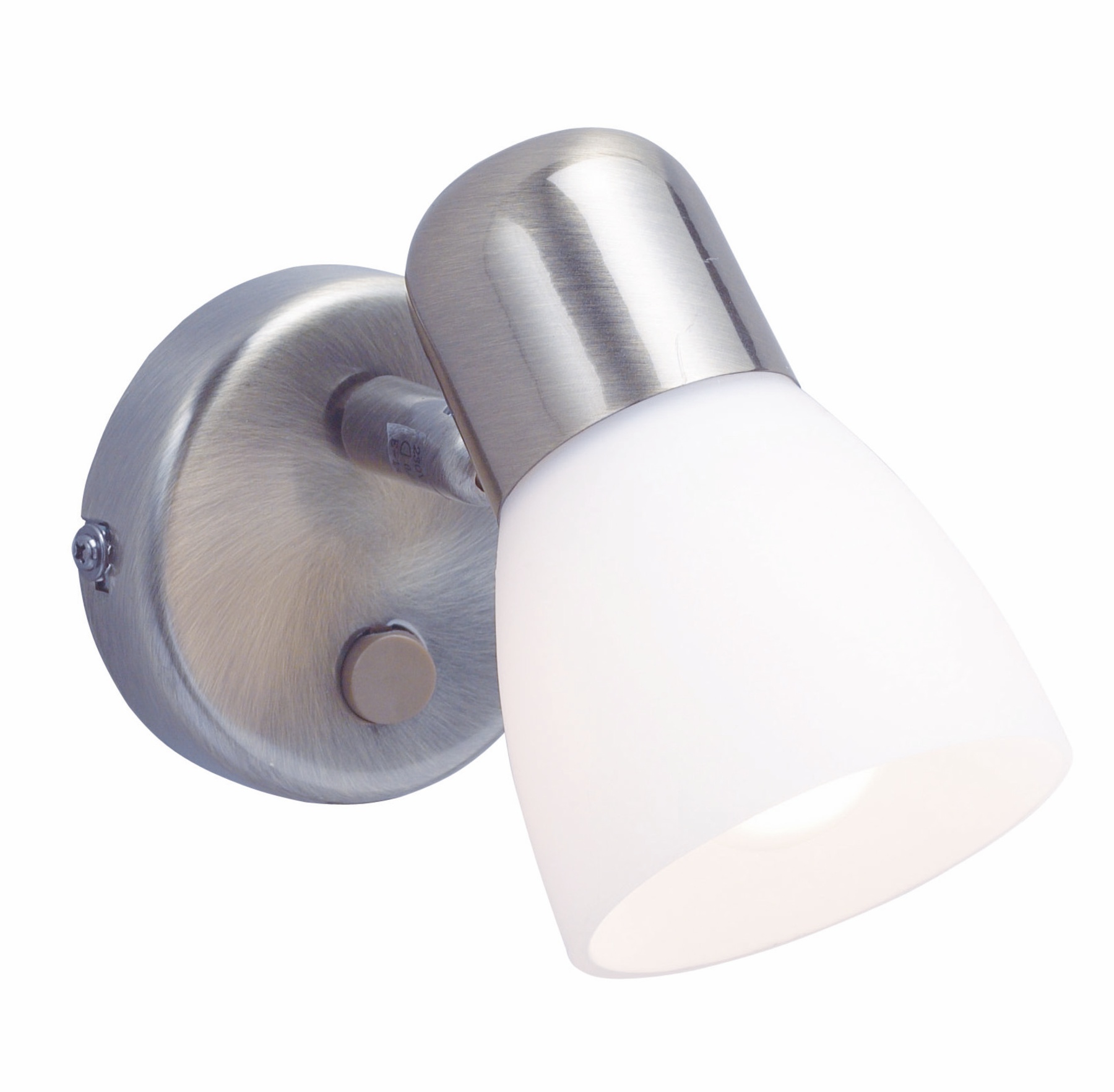 Seinäspotti Arto 90x130 mm teräs/huurrelasi