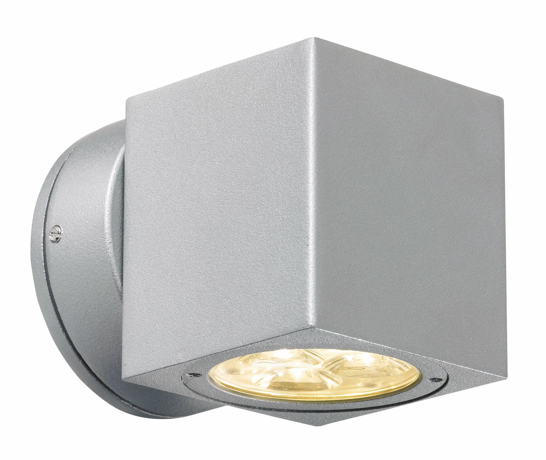 Seinävalaisin Dante 80x80 mm LED alasvalo harmaa IP23