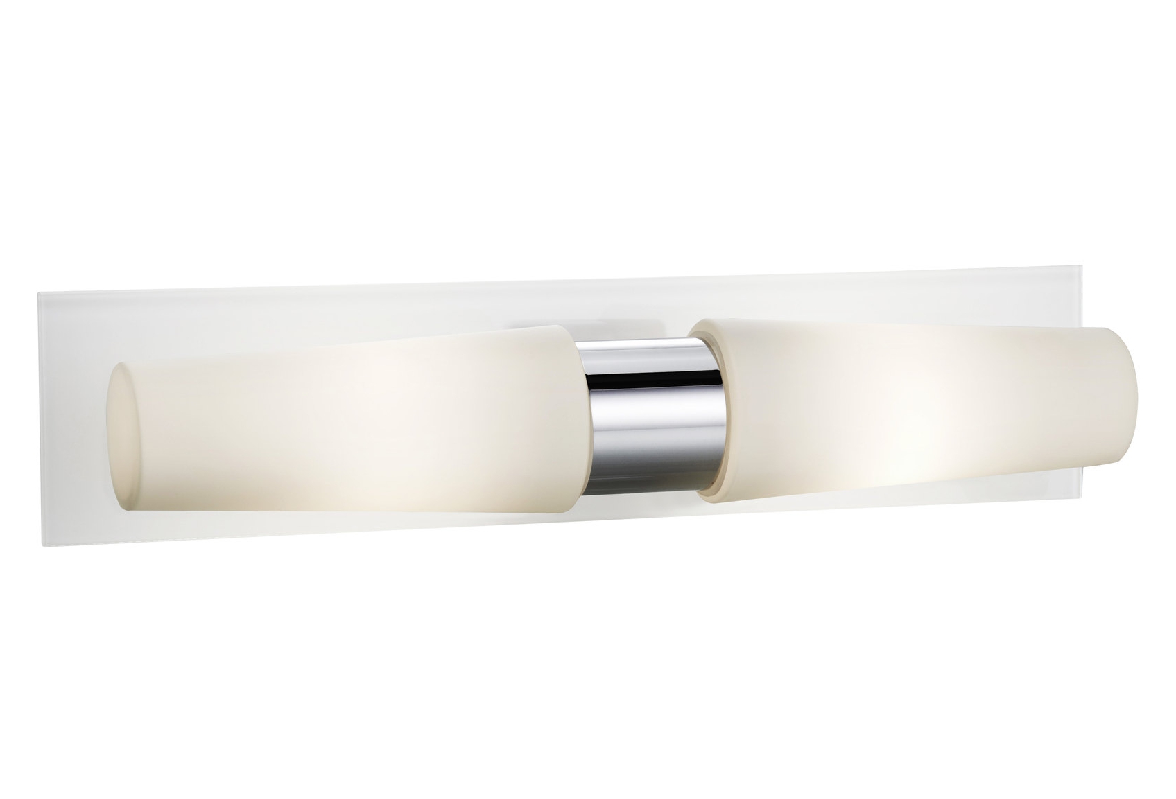 Seinävalaisin Månstad 400x90 mm 2-osainen kromi/valkoinen/opaali IP44