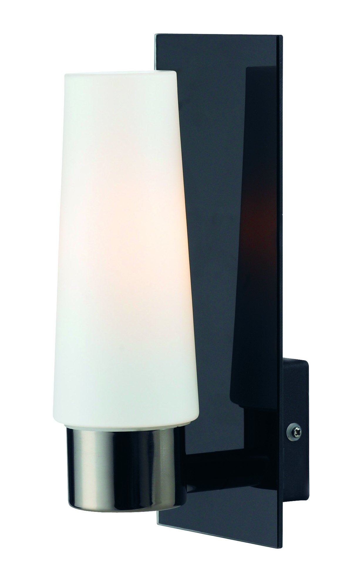 Seinävalaisin Månstad 90x230 mm kromi/musta/opaali IP44