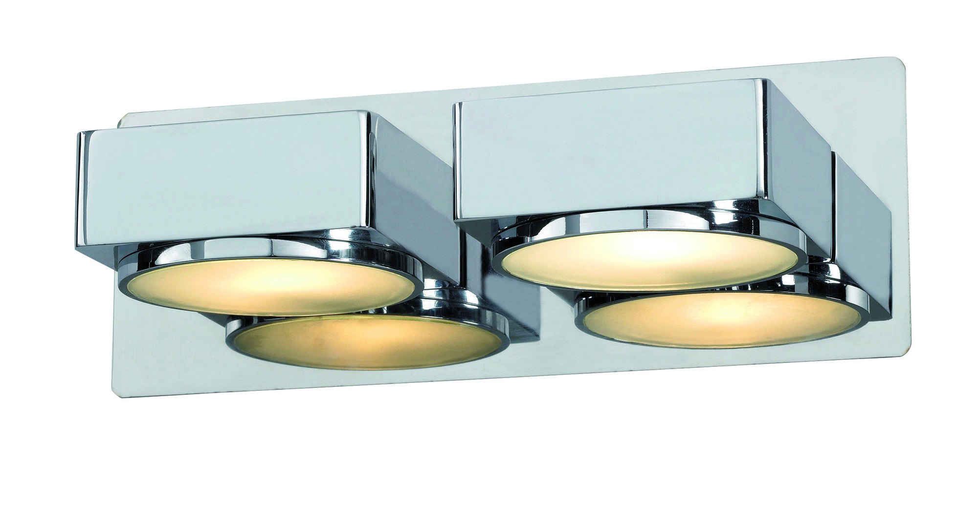 Seinävalaisin Mellerud 220x80 mm kromi 2-osainen IP44