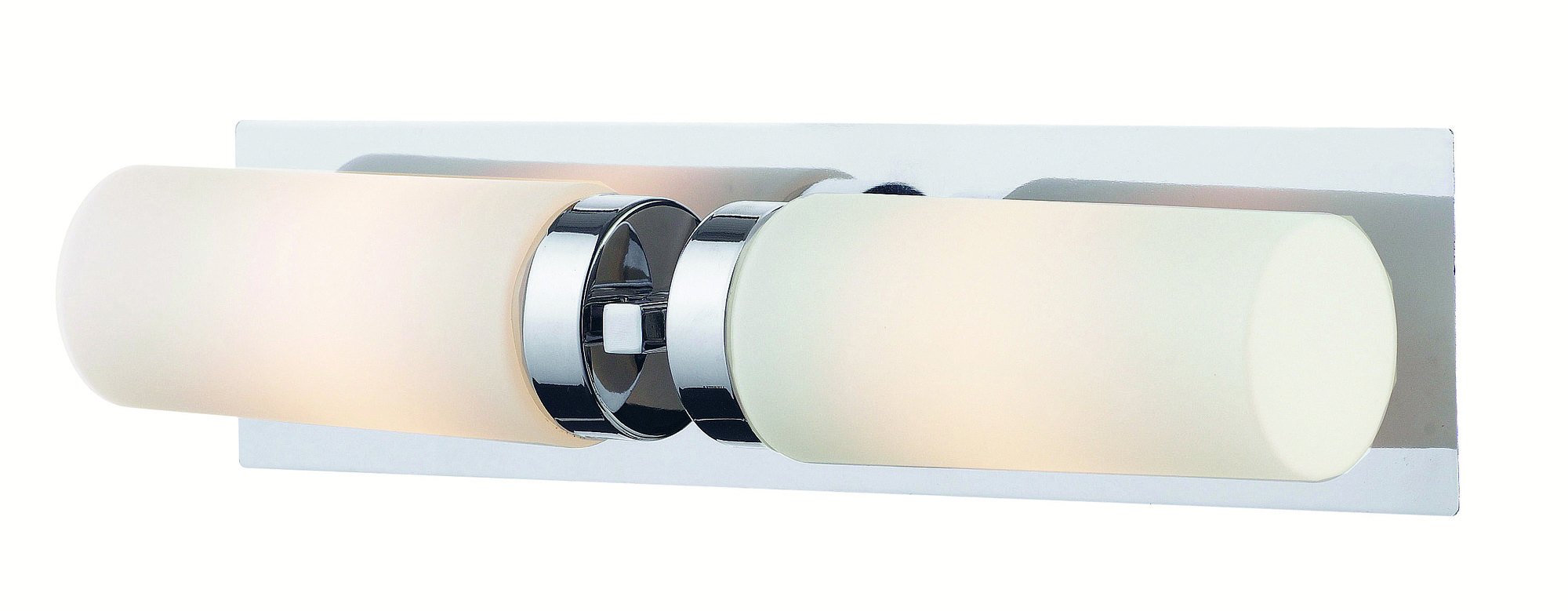 Seinävalaisin Norrsundet 370x90 mm 2-osainen kromi/opaali IP44