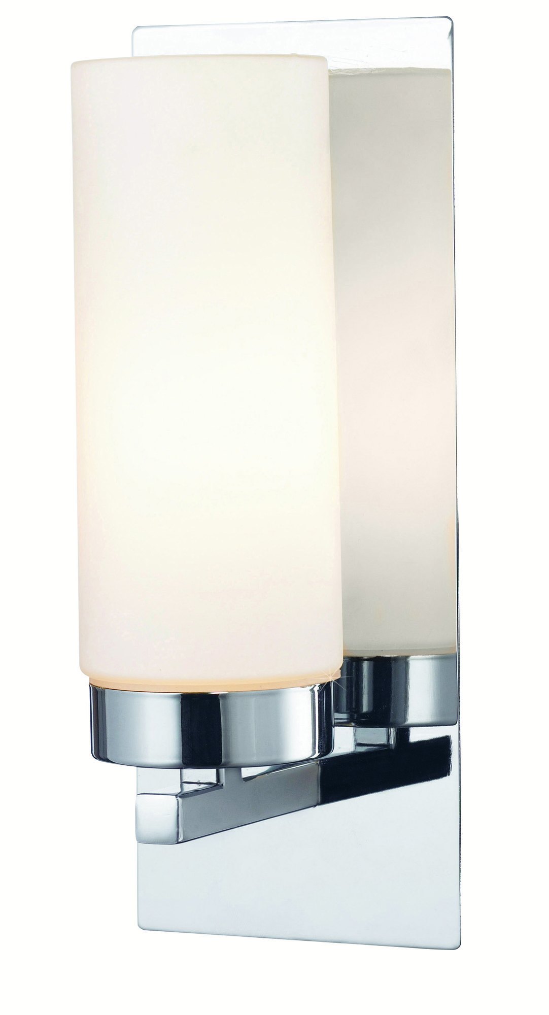 Seinävalaisin Norrsundet 90x230 mm kromi/opaali IP44