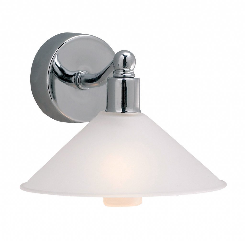 Seinävalaisin Rosa 140x100 mm teräs/valkoinen lasi IP44