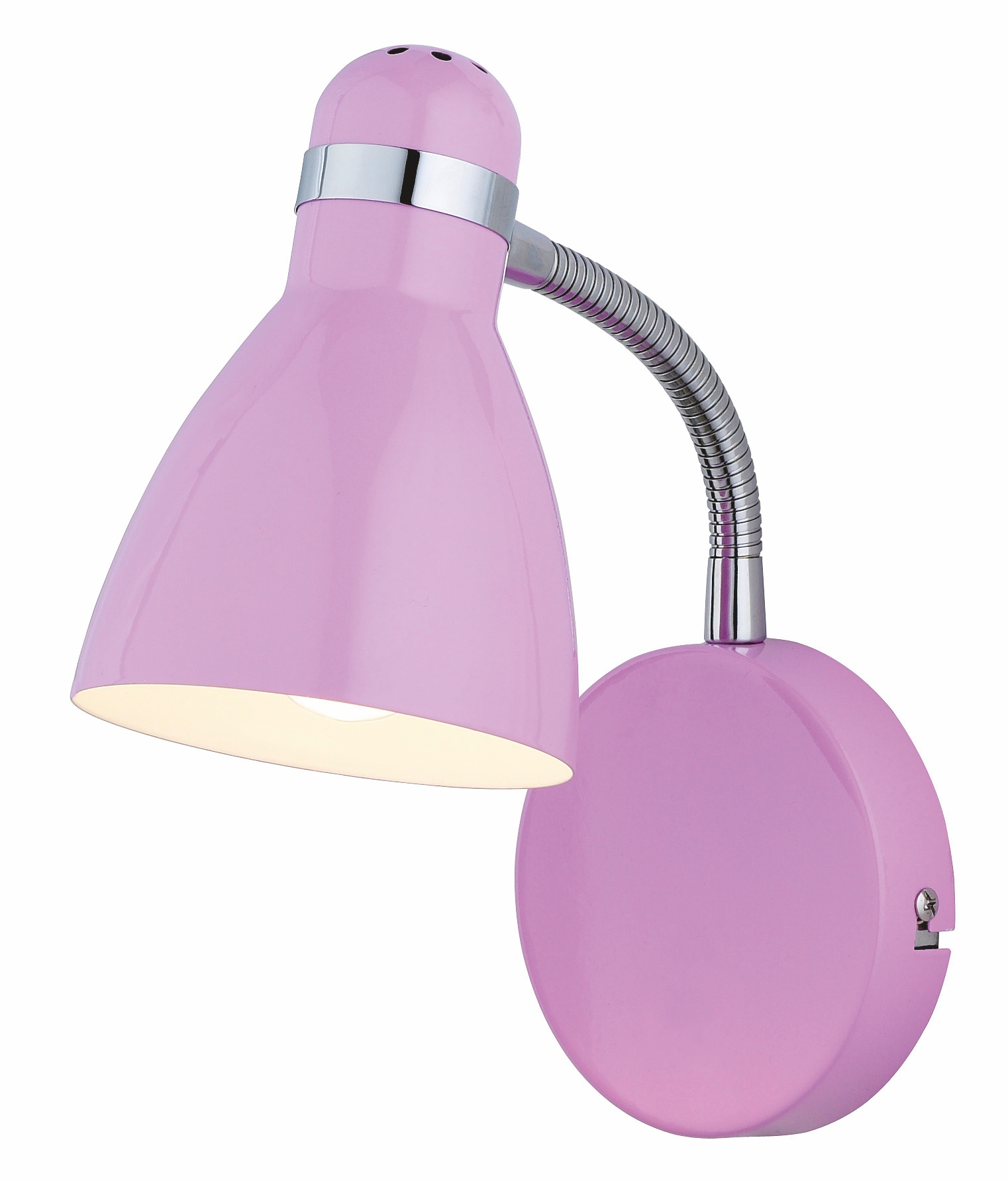 Seinävalaisin Viktor 110x210x230 mm pinkki