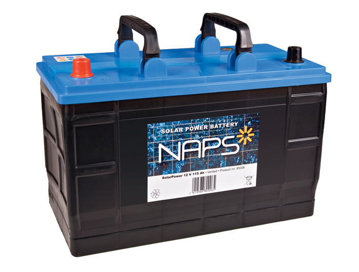 Akku Naps SolarPower 12 V 115 Ah avoin