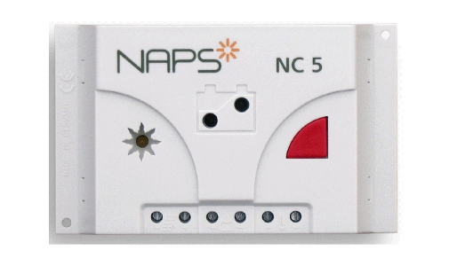 Ohjausyksikkö Naps NC 5 5 A aurinkosähköjärjestelmälle