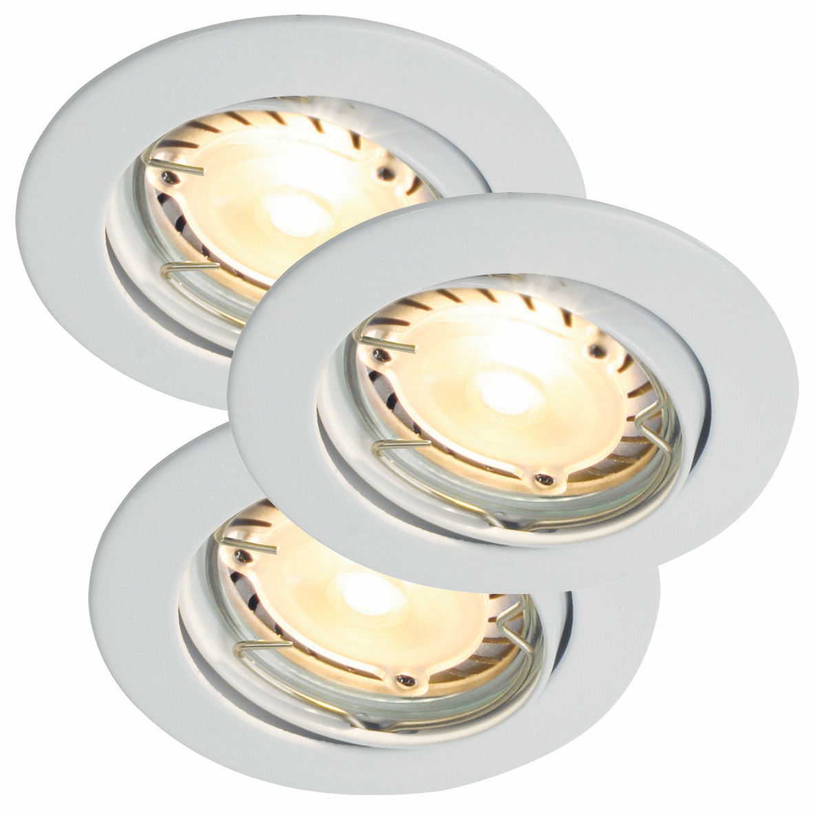 Alasvalosarja Triton 3-Kit LED Hi-Power Ø 90x110 mm 3 kpl valkoinen