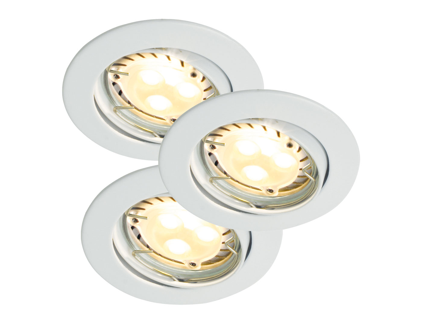 LED-alasvalosarja Evo 3-Kit LED Ø 80x100 mm 3 kpl valkoinen