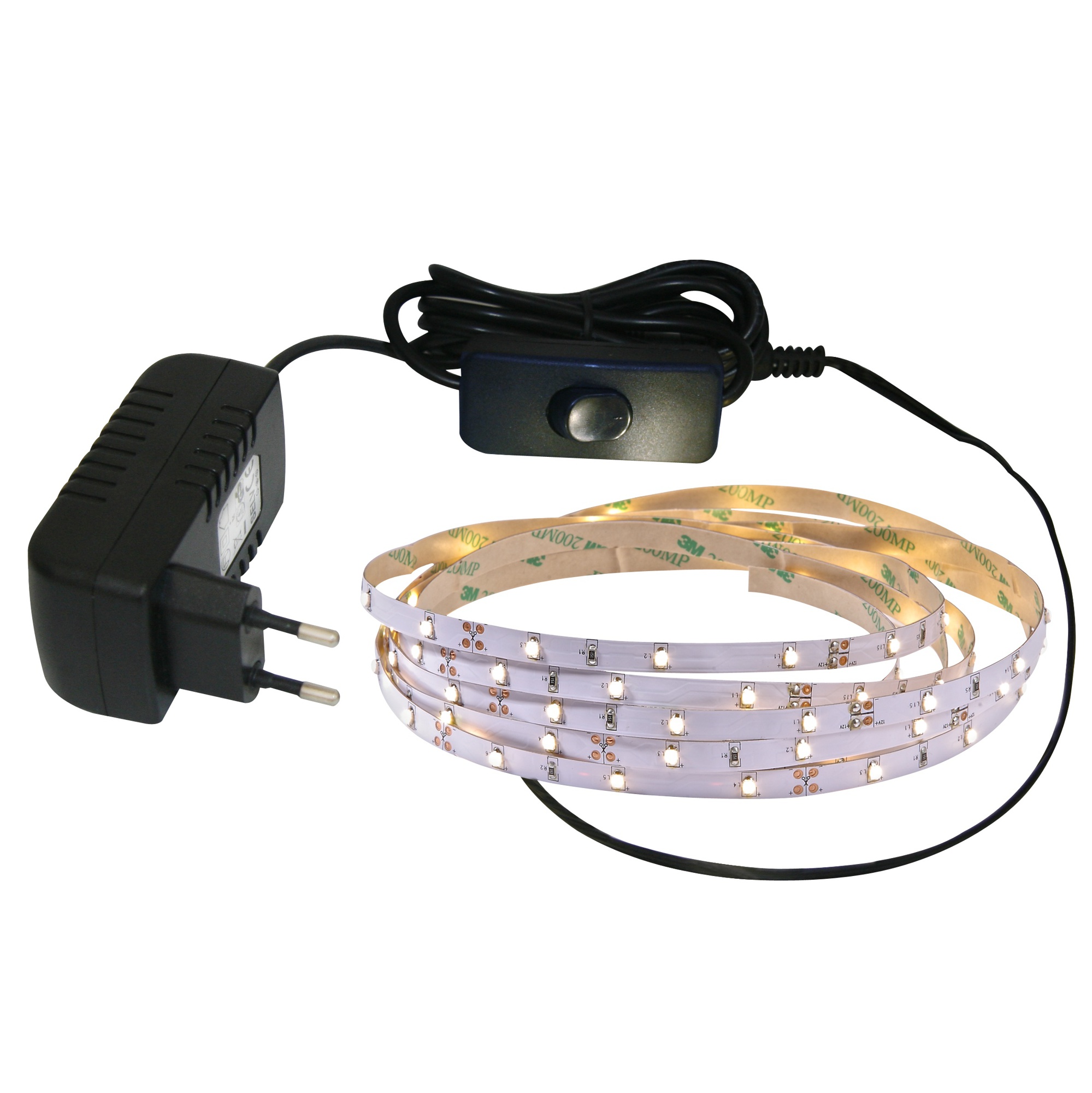 LED-nauha Nordlux 2x8x4000 mm 3000K 550lm + muuntaja