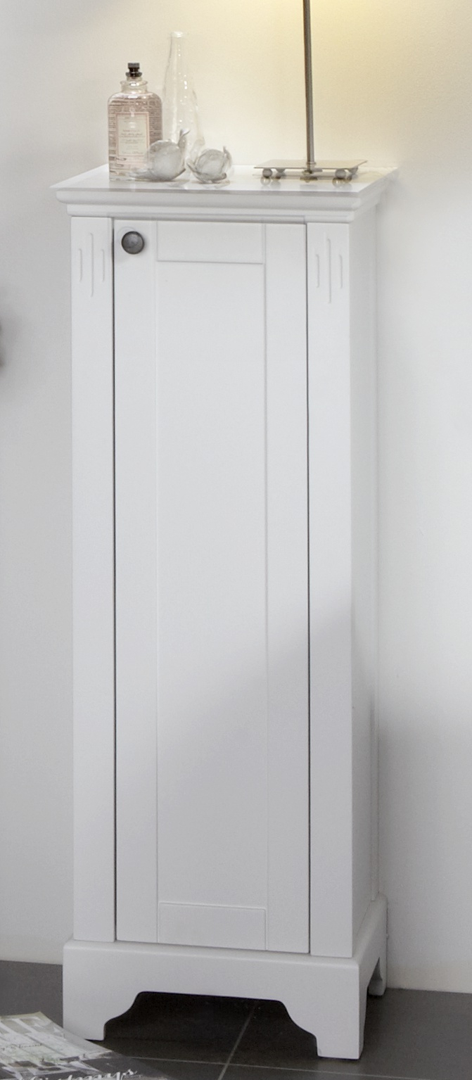 Sivukaappi Noro Sundborn 320x350x1060 mm valkoinen matta kehysovella