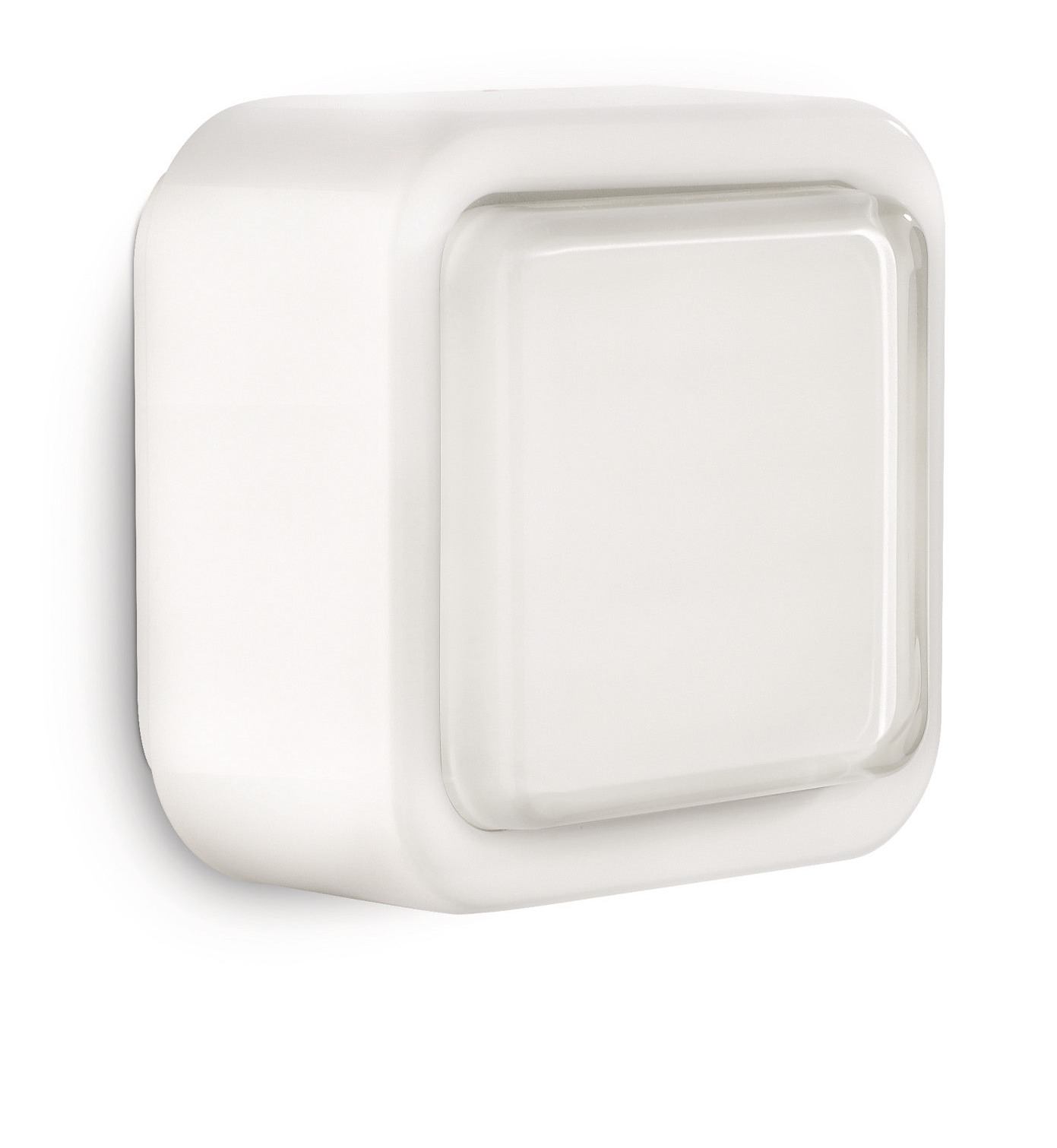 Seinävalaisin Ecomoods Friendship 99x99x63 mm valkoinen
