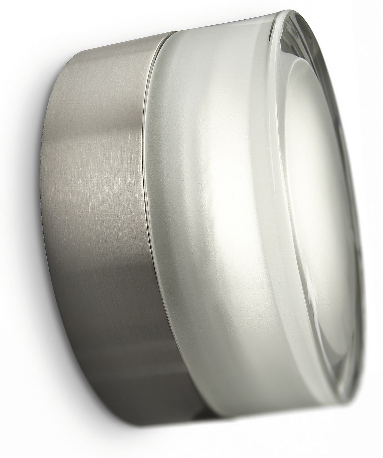 Seinävalaisin Ecomoods Pleased Ø 110x60 mm mattakromi