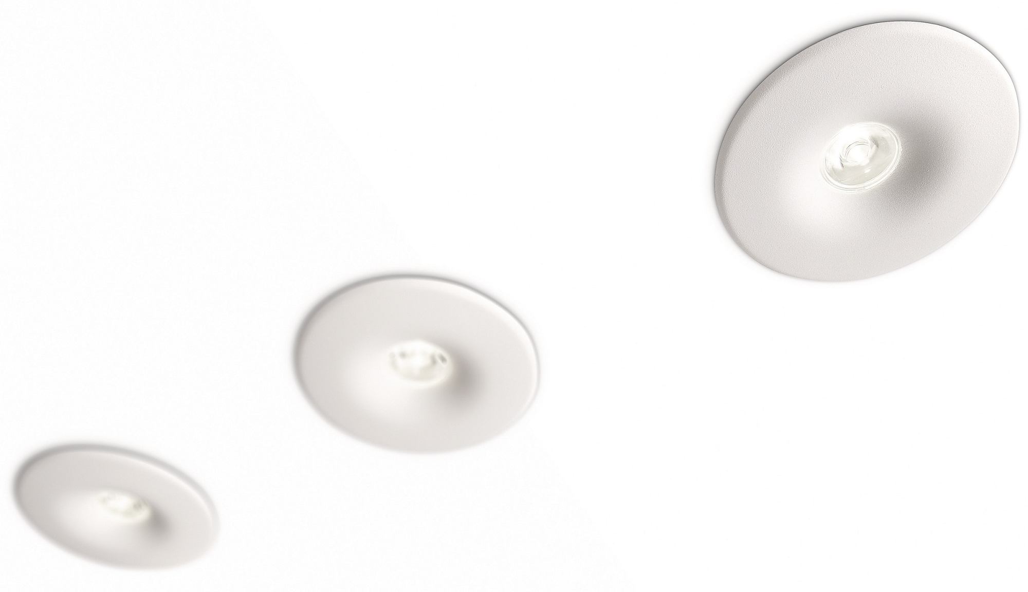 Uppospottisarja Ledino 69077/31/16 Ø 80x120 mm LED 3 kpl valkoinen