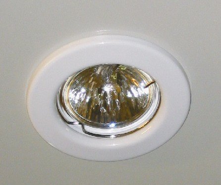Kiinteä halog.alasvalo 12V CT-2114R QR-CB51 50W valkoinen