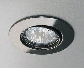Valettu alasvalo mustakromi CT-3107 mustakromi