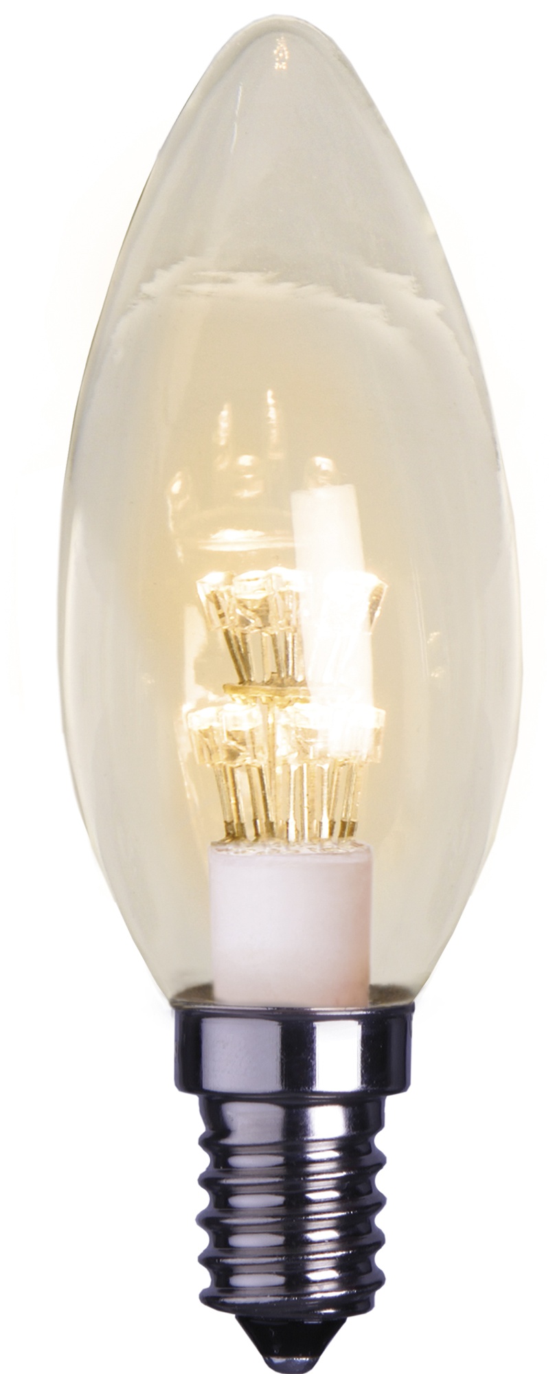 LED-kynttilälamppu Decoration LED 337-11 Ø 35x100 mm E14 kirkas 0,9W 2100K 75lm