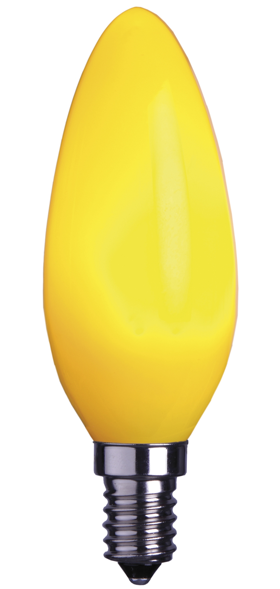 LED-kynttilälamppu Decoration LED 337-40 Ø 35x100 mm E14 0,6W keltainen