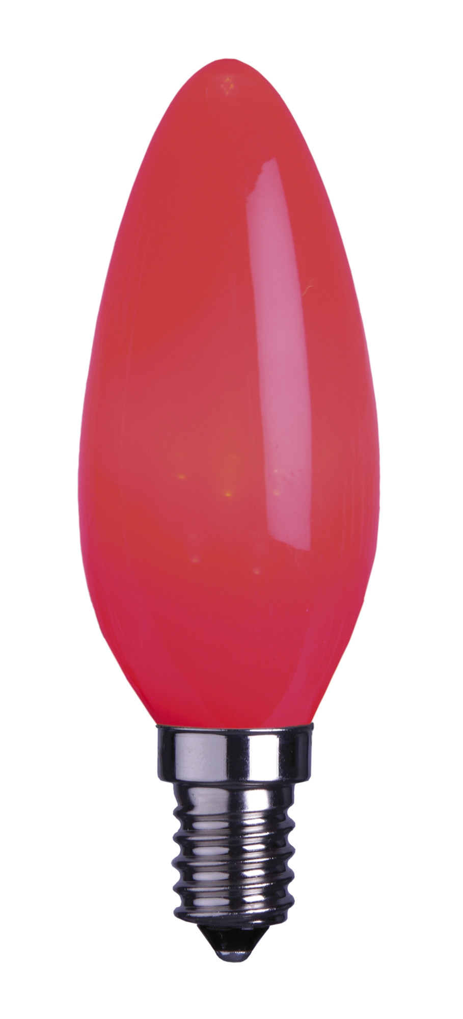 LED-kynttilälamppu Decoration LED 337-45 Ø 35x100 mm E14 0,6W punainen