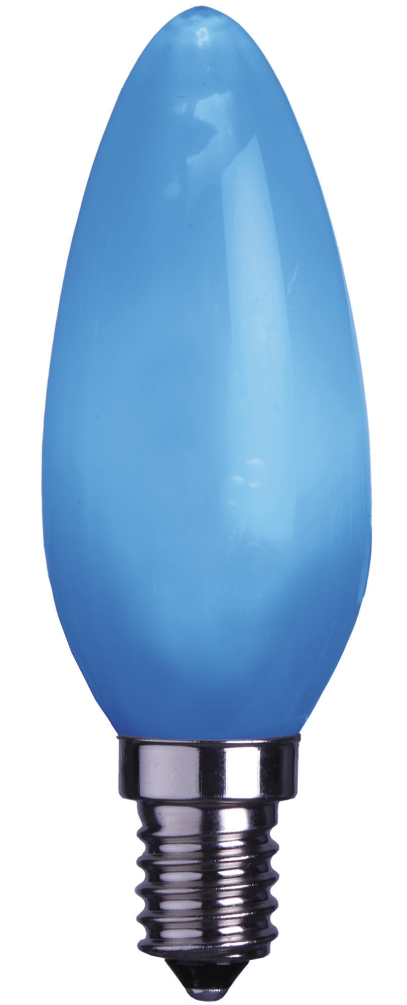 LED-kynttilälamppu Decoration LED 337-49 Ø 35x100 mm E14 0,6W sininen