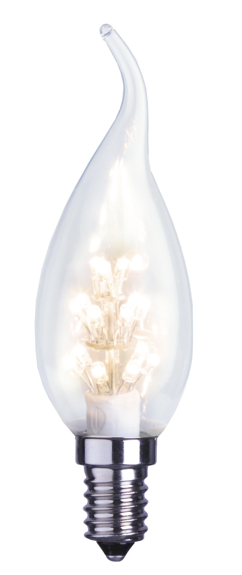 LED-kynttilälamppu Decoration LED 337-56 Ø 35x114 mm E14 kirkas romance 0,9W 2600K 55lm