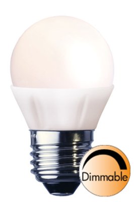 LED-lamppu Illumination LED 336-28 Ø 45x70 mm E27 opaali 5,0W 2700K 325lm himmennettävä