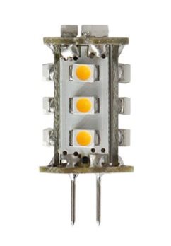 LED-lamppu Illumination LED 344-11 Ø13x30 mm G4 12V 1,2W 2700K 90lm