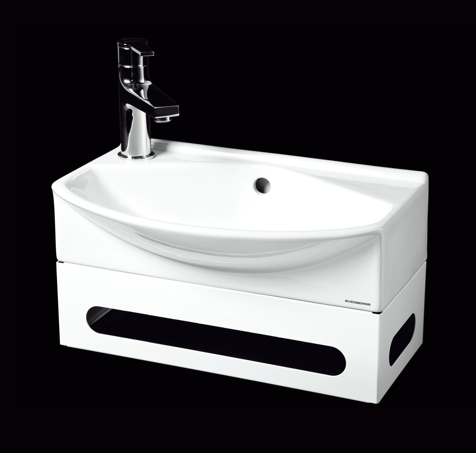 Alaosa Easy 45 20755 konsoli valkoinen posliinialtaalla