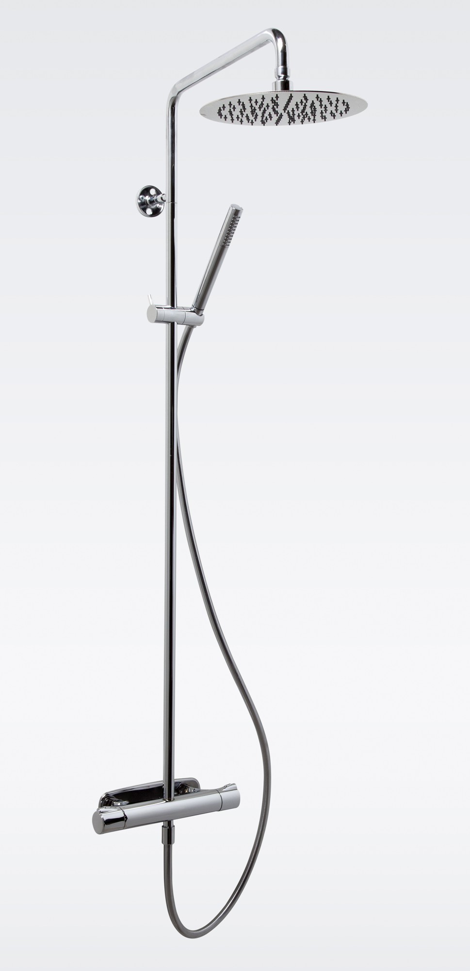 Suihkuhana ja suihkusetti Theta 96938 termostaatti 160 cc kromi